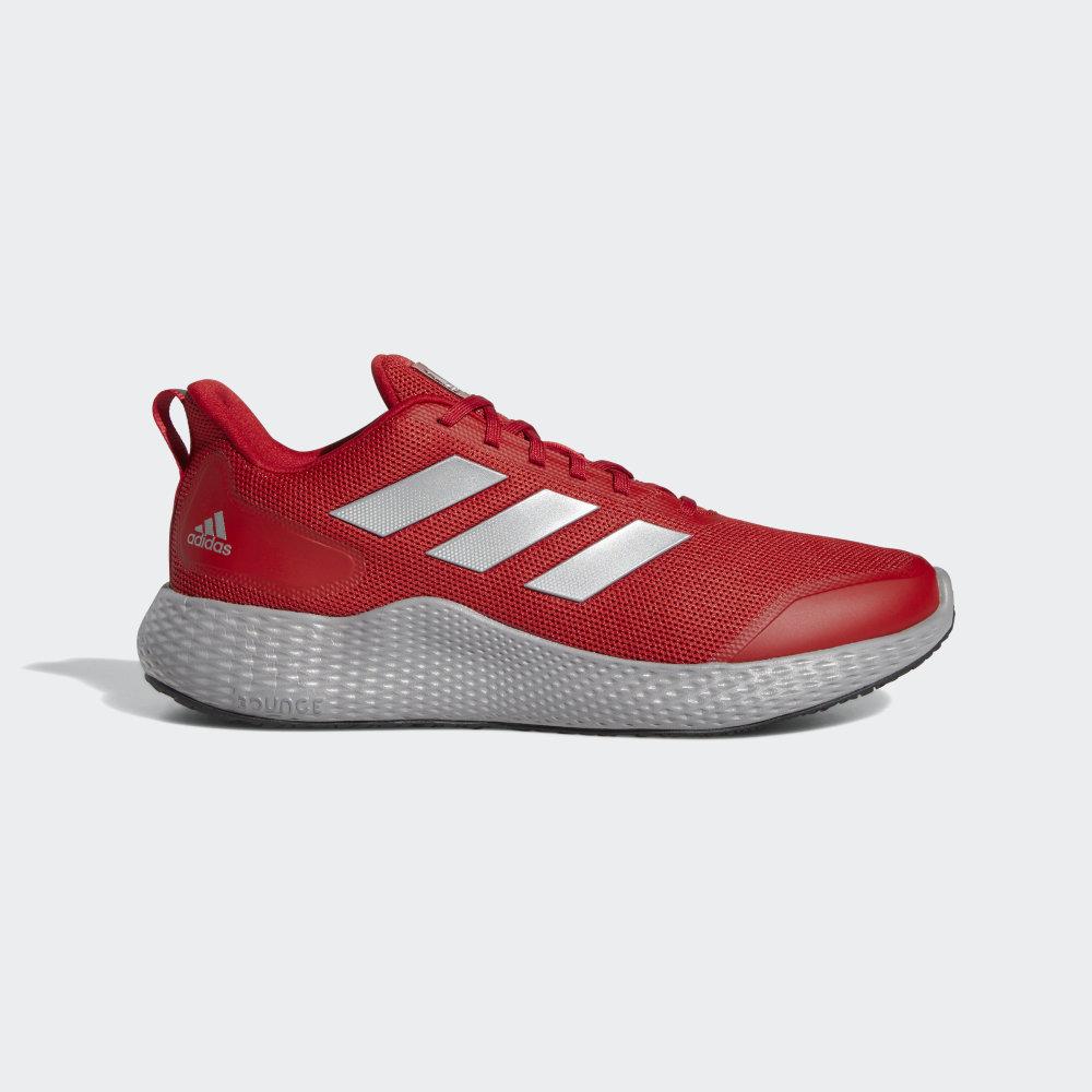 Adidas Men's Edge Gameday Running Shoes Red/Silver Metal/Black Ireland EH3371